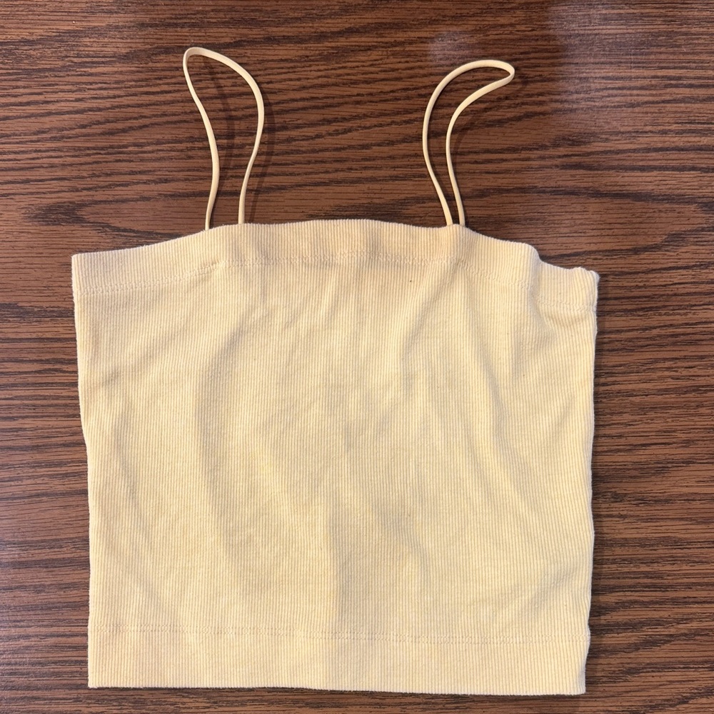 American Eagle Outfitters Cream Camisole Top